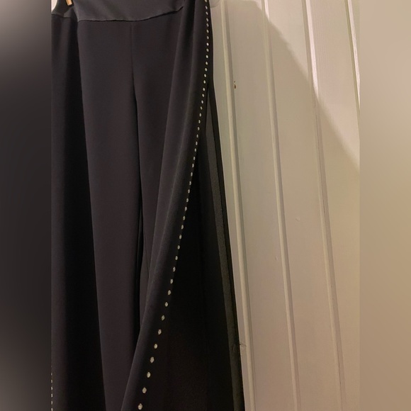 JS collections sided sheer rhinestone pants size 4 EUC - Picture 2 of 7